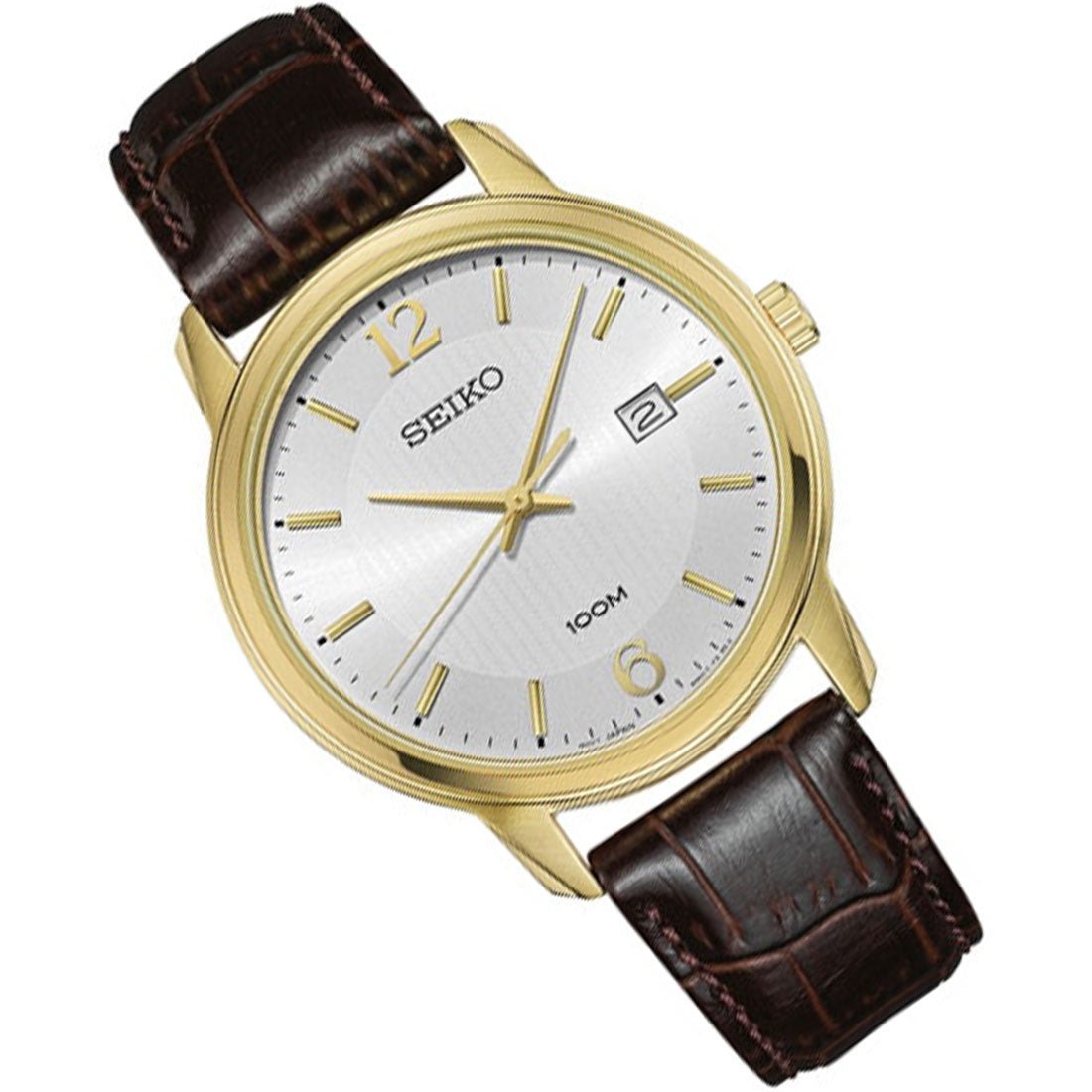 Seiko Neo Leather Classic SUR266P1 SUR266 SUR266P Mens Watch -Seiko