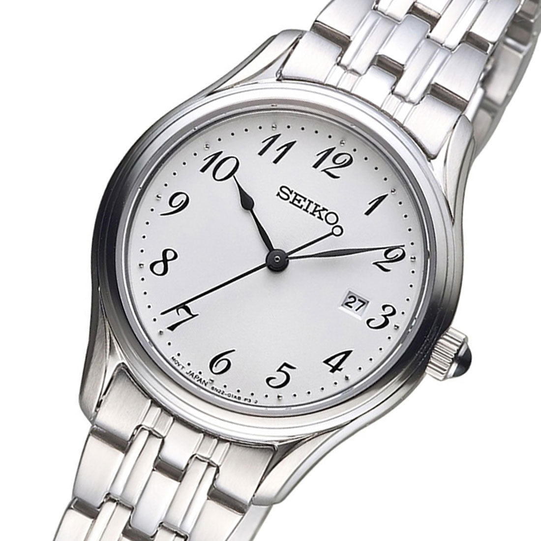 Seiko Neo SUR643 SUR643P1 Ladies Quartz Stainless Steel Fashion Watch -Seiko