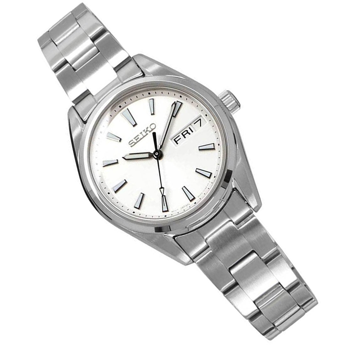 Seiko Neo Womens SUR349P1 SUR349 SUR349P Stainless Steel Casual Watch -Seiko