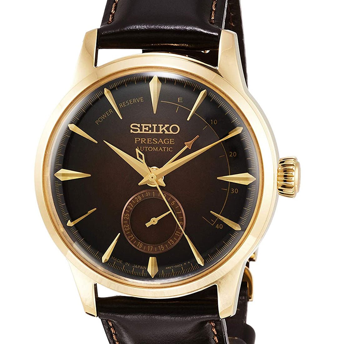 Seiko Presage Automatic Brown Dial JDM Watch SARY136 -Seiko