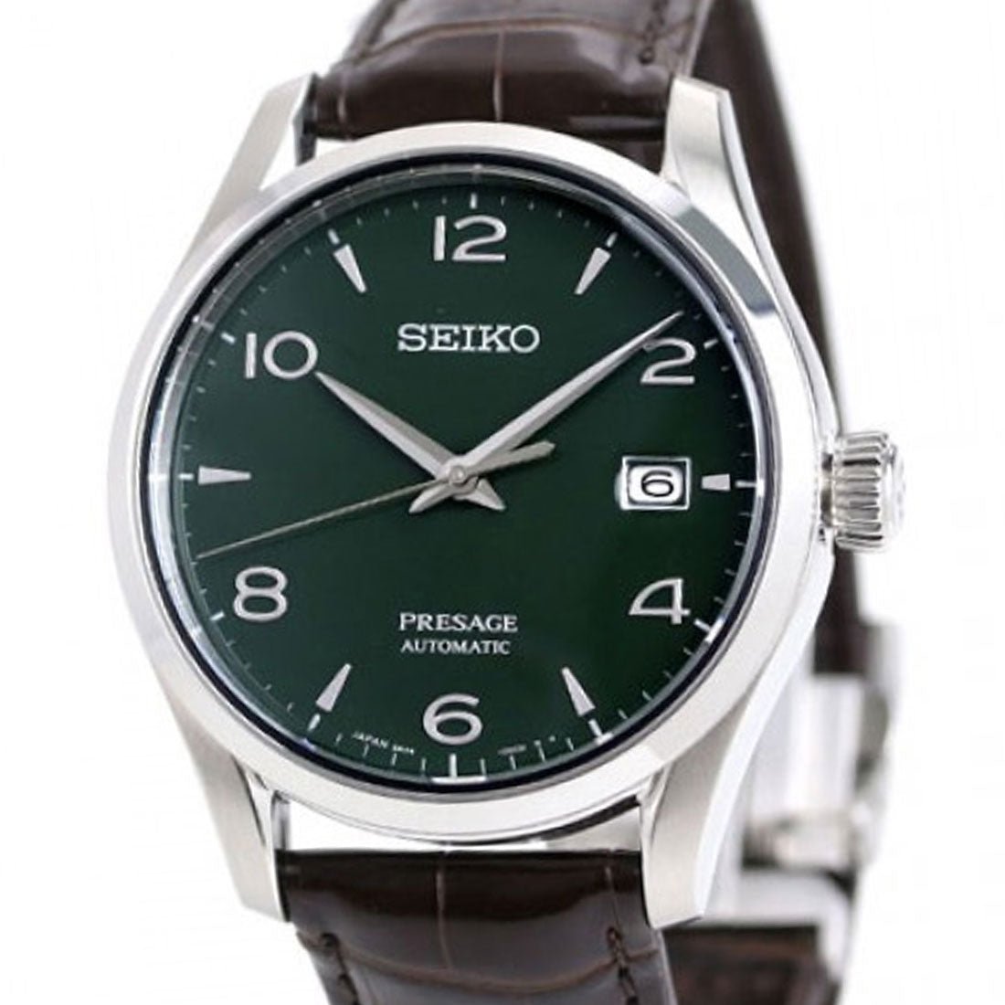 Seiko Presage Automatic Green Enamel JDM Watch SARX063 -Seiko