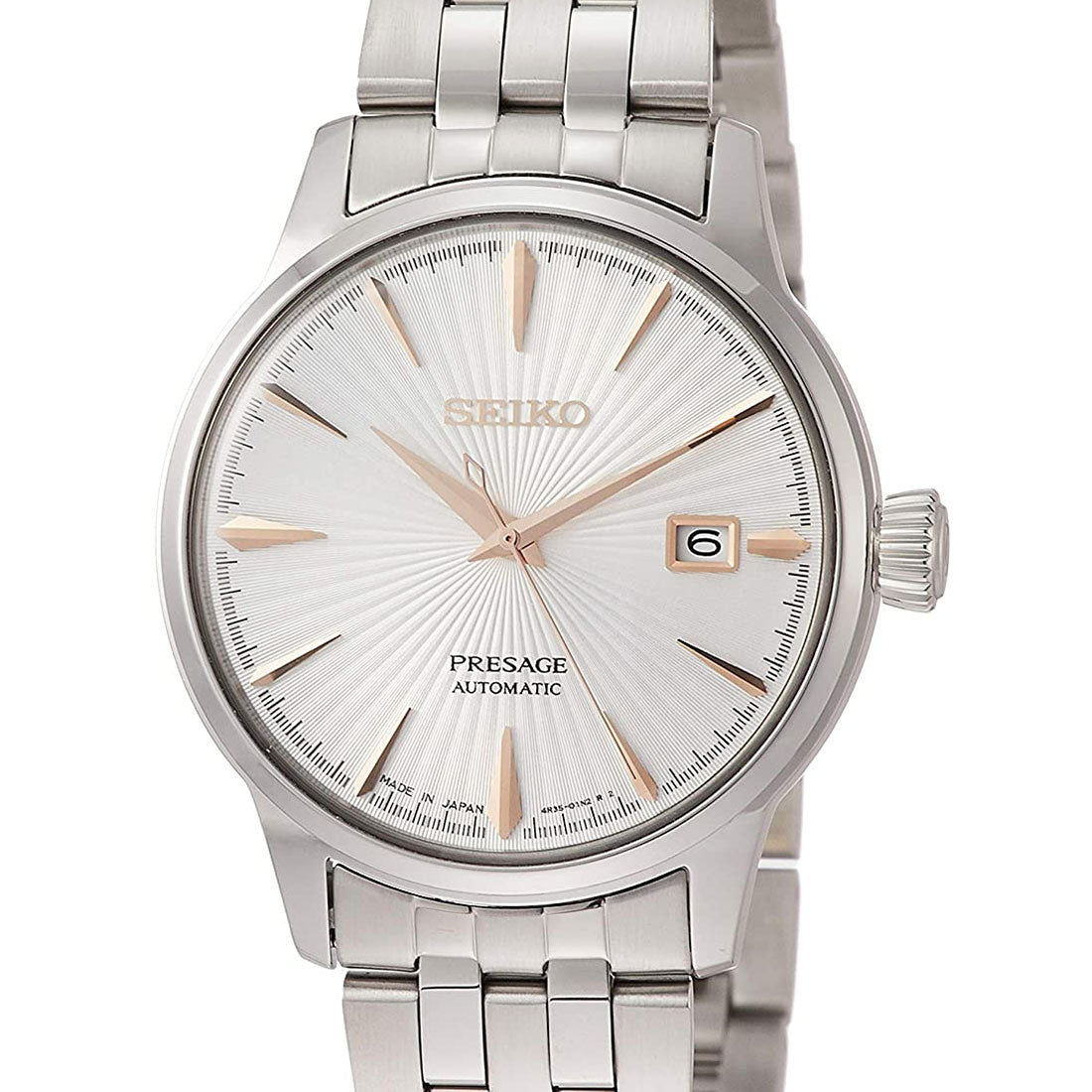 Seiko Presage Automatic Silver Dial JDM Watch SARY137 -Seiko