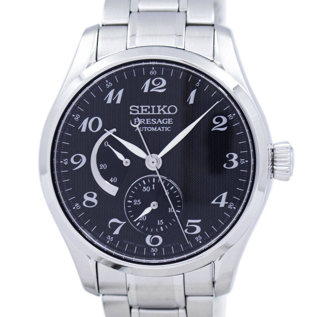 Seiko Presage Black Dial SPB061J1 SPB061 SPB061J Stainless Steel Japan Watch -Seiko