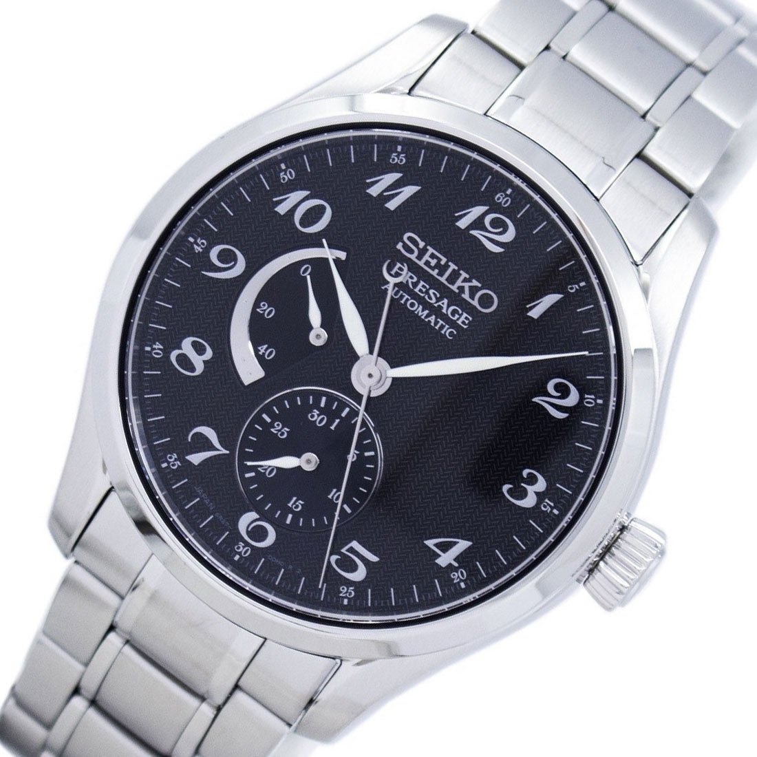 Seiko Presage Black Dial SPB061J1 SPB061 SPB061J Stainless Steel Japan Watch -Seiko
