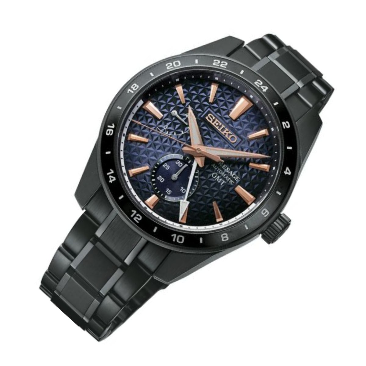 Seiko Presage Sharp Edged GMT Limited Edition Watch SPB361J1 SPB361J SPB361 -Seiko
