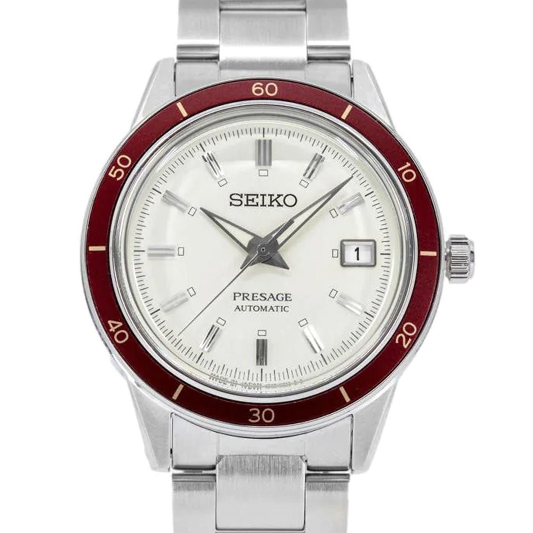Seiko Presage Style 60s Beige Dial SRPH93J1 SRPH93 SRPH93J Japan Mechanical Watch -Seiko