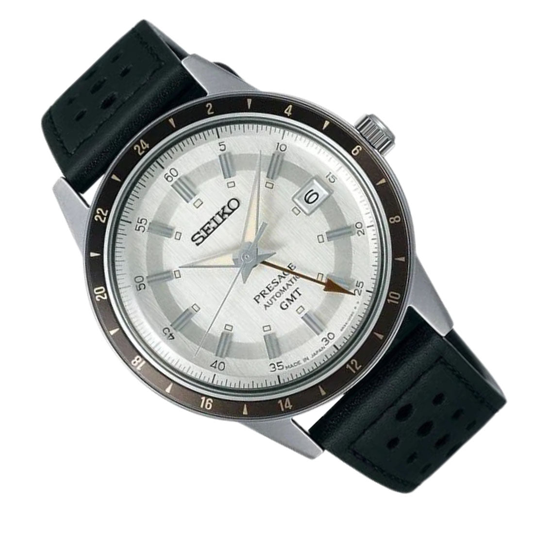 Seiko Presage Style 60's GMT Mechanical Watch SSK011J1 SSK011J SSK011 -Seiko