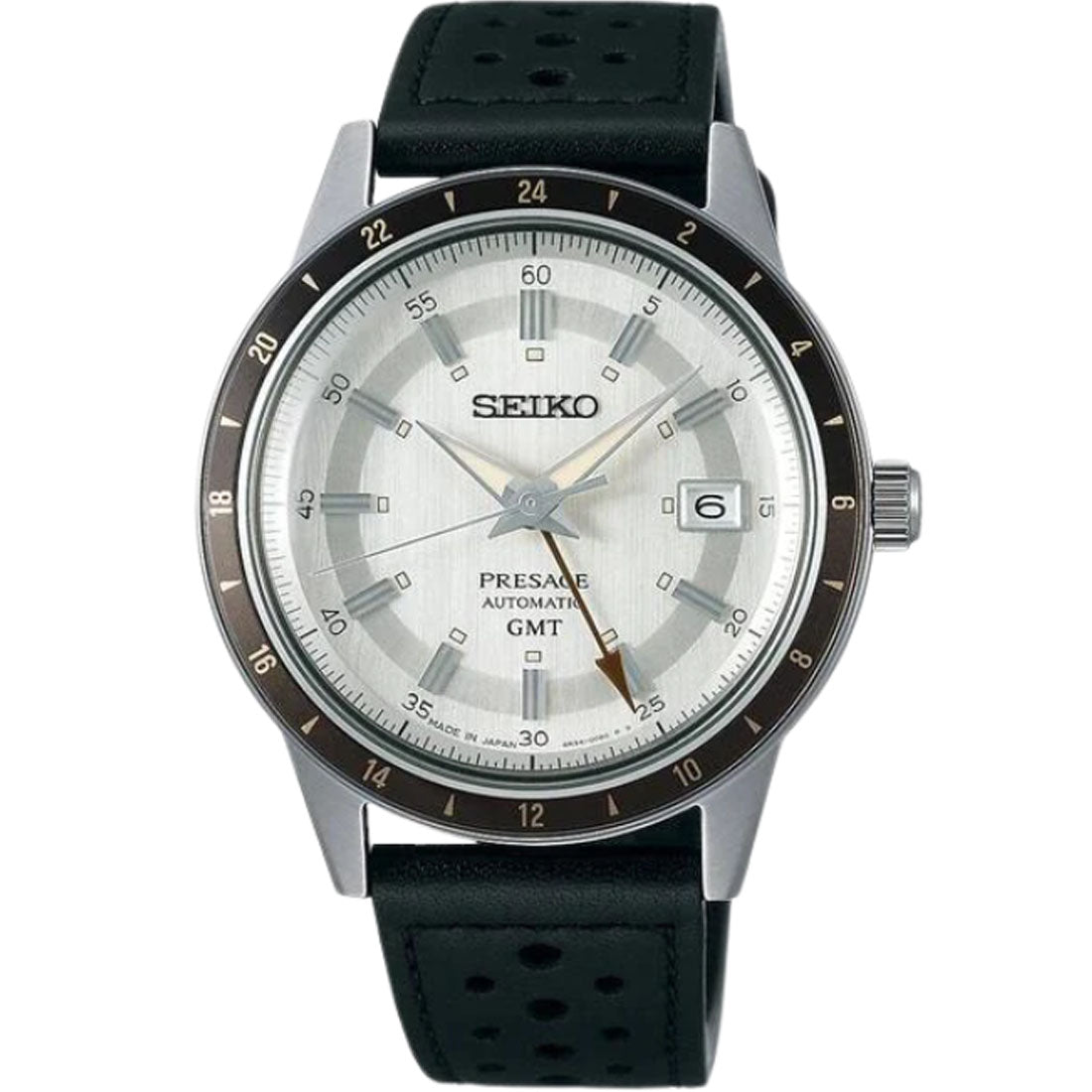 Seiko Presage Style 60's GMT Mechanical Watch SSK011J1 SSK011J SSK011 -Seiko