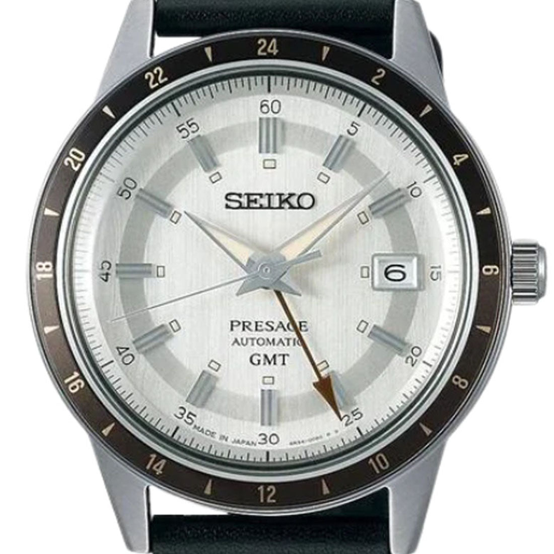 Seiko Presage Style 60's GMT Mechanical Watch SSK011J1 SSK011J SSK011 -Seiko