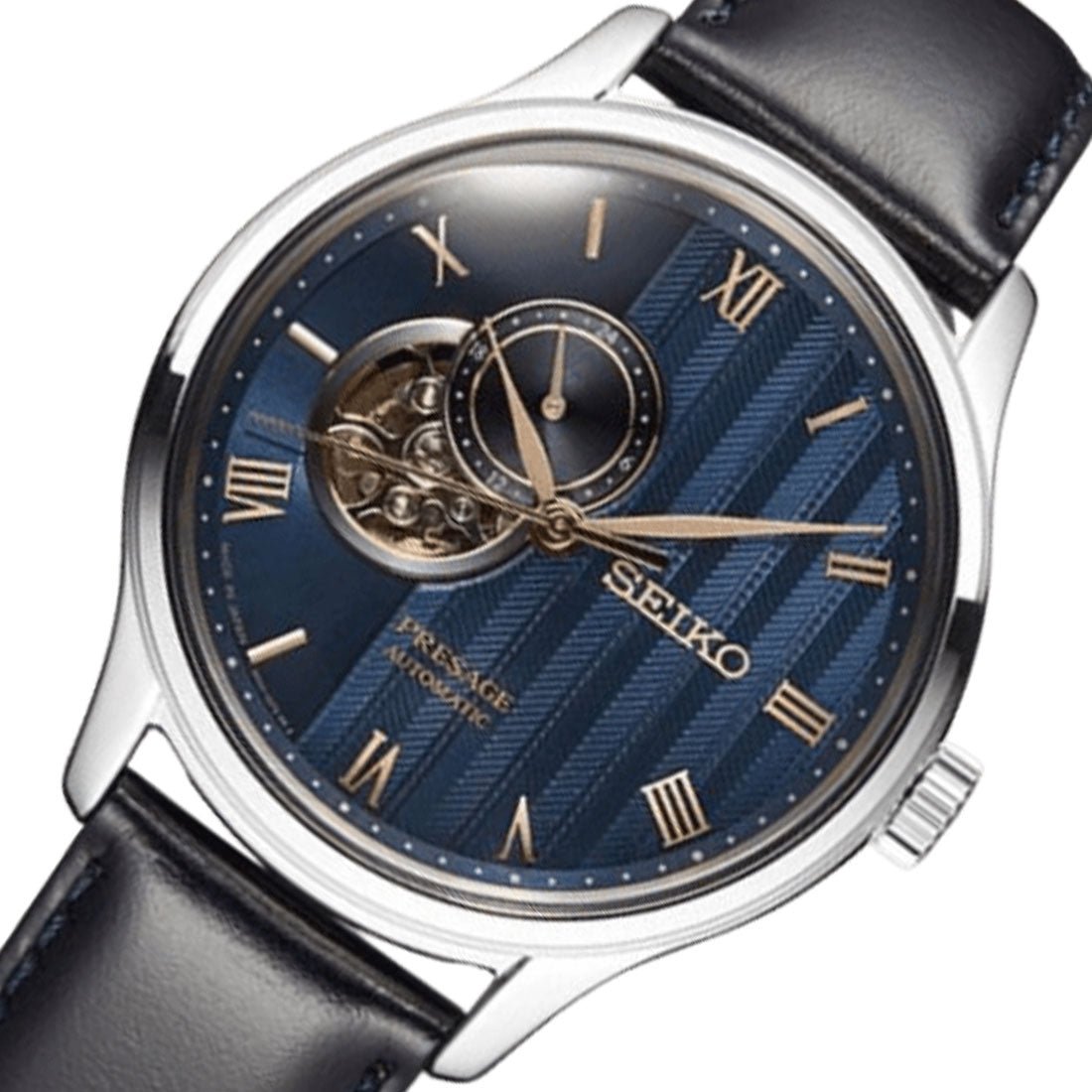 Seiko Presage Zen Garden Sakura by Night SSA421J1 SSA421 SSA421J Leather Watch -Seiko
