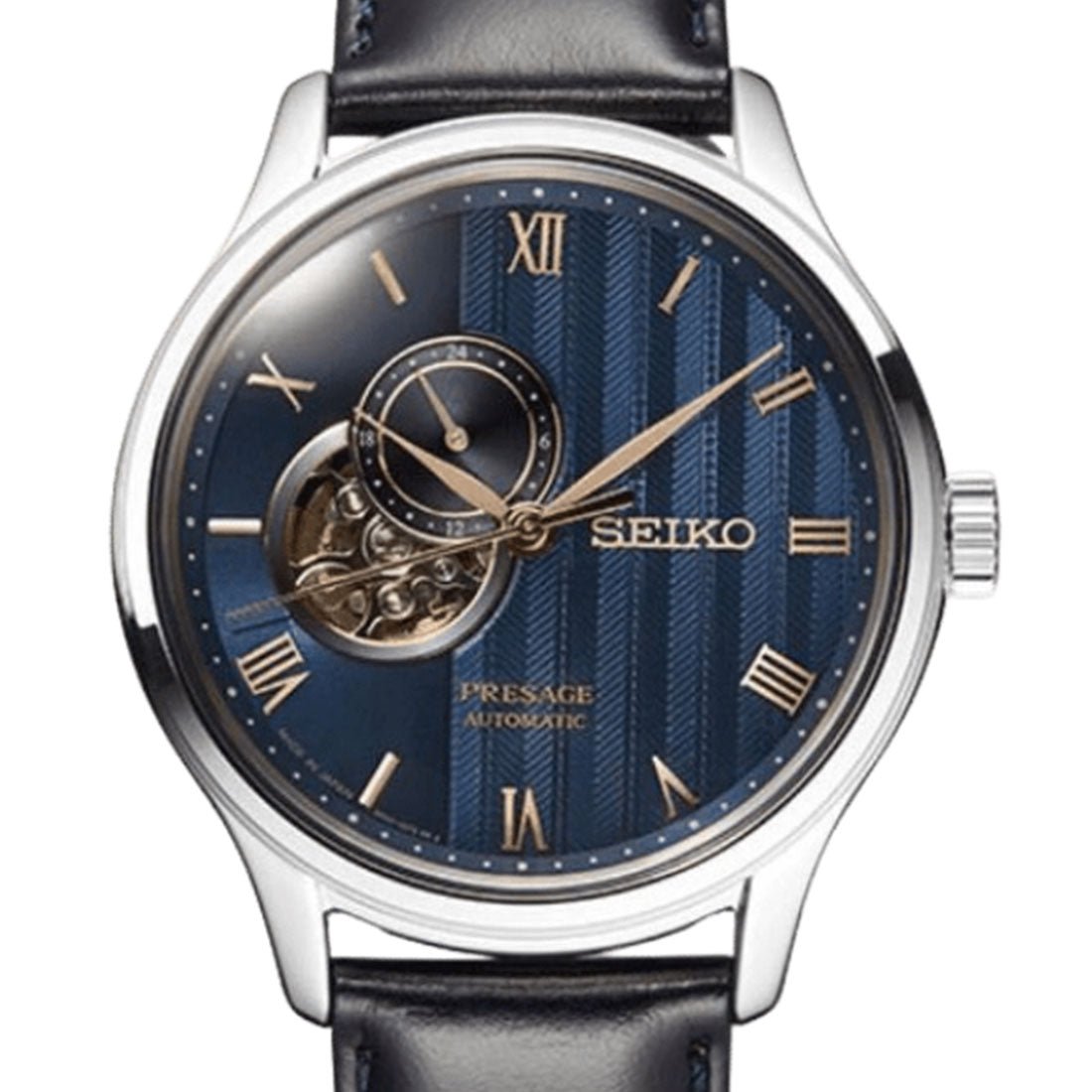 Seiko Presage Zen Garden Sakura by Night SSA421J1 SSA421 SSA421J Leather Watch -Seiko