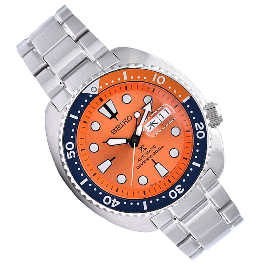 Seiko Prospex Automatic Orange Turtle Divers JDM Watch SBDY023 -Seiko