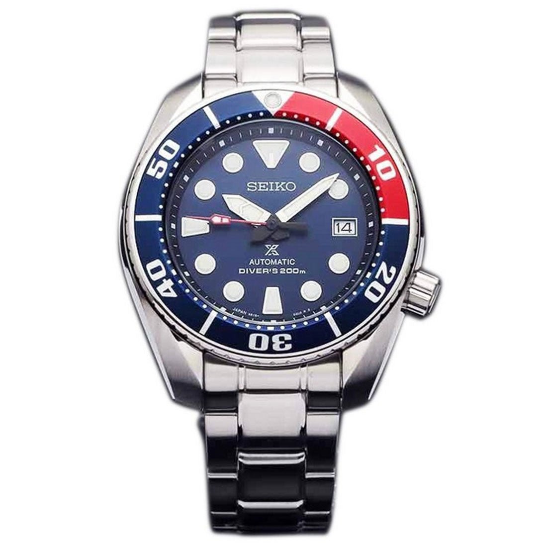 Seiko Prospex Automatic Sumo Pepsi JDM Watch SBDC057J SBDC057 SBDC057J1 -Seiko