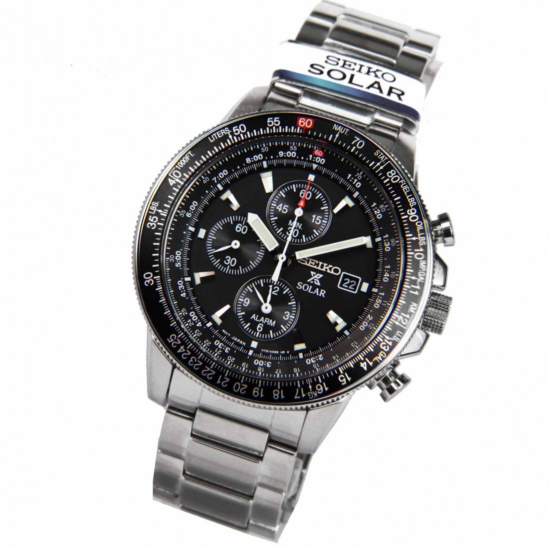 Seiko Prospex Flightmaster Chronograph Watch SSC009P1 SSC009 SSC009P SSC009P -Seiko