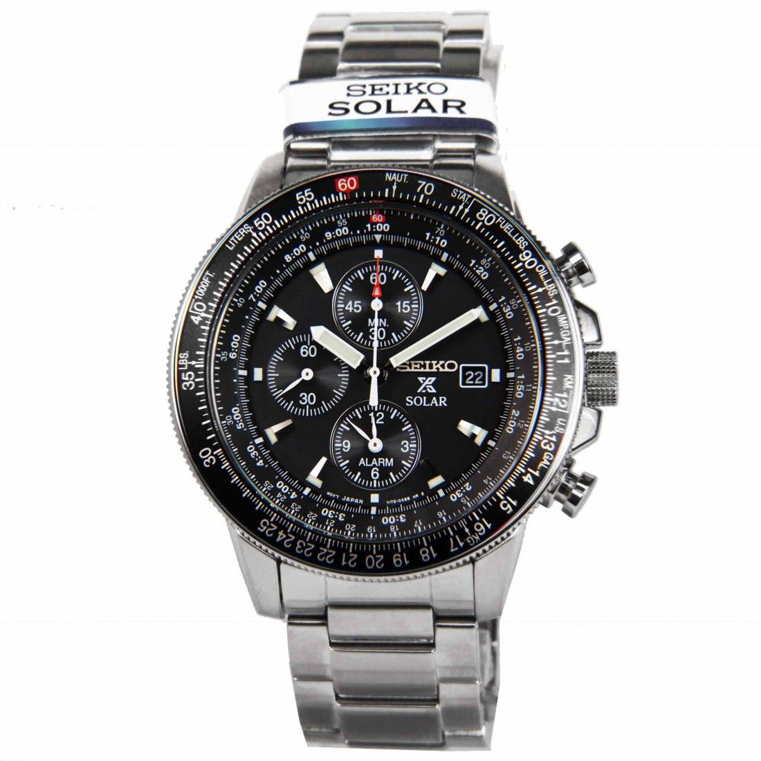 Seiko Prospex Flightmaster Chronograph Watch SSC009P1 SSC009 SSC009P SSC009P -Seiko