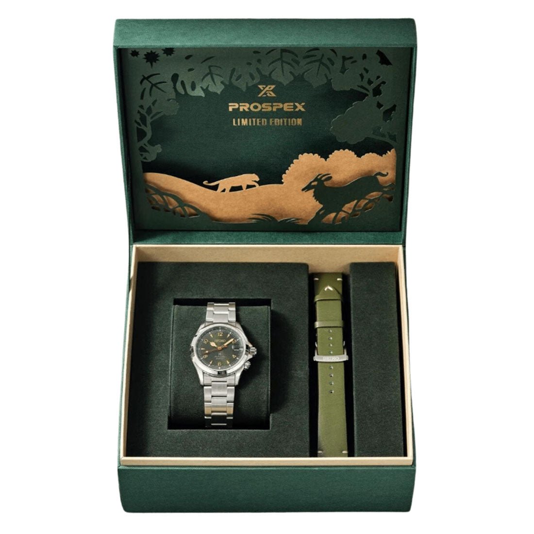 Seiko Prospex Green Alpinist Thailand Seub Nakhasathien SPB341J1 SPB341 SPB341J Limited Edition Watch -Seiko