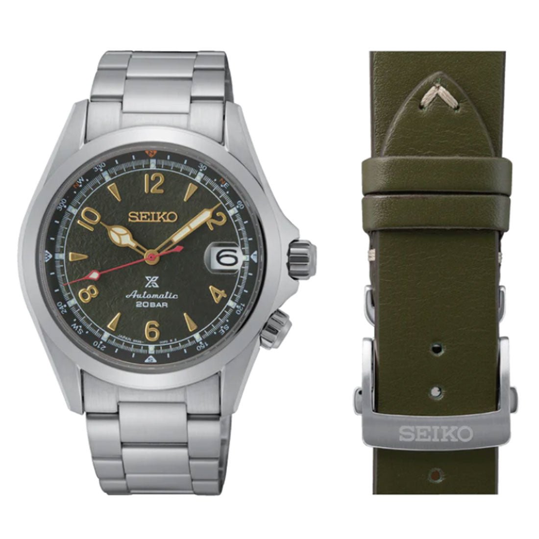 Seiko Prospex Green Alpinist Thailand Seub Nakhasathien SPB341J1 SPB341 SPB341J Limited Edition Watch -Seiko