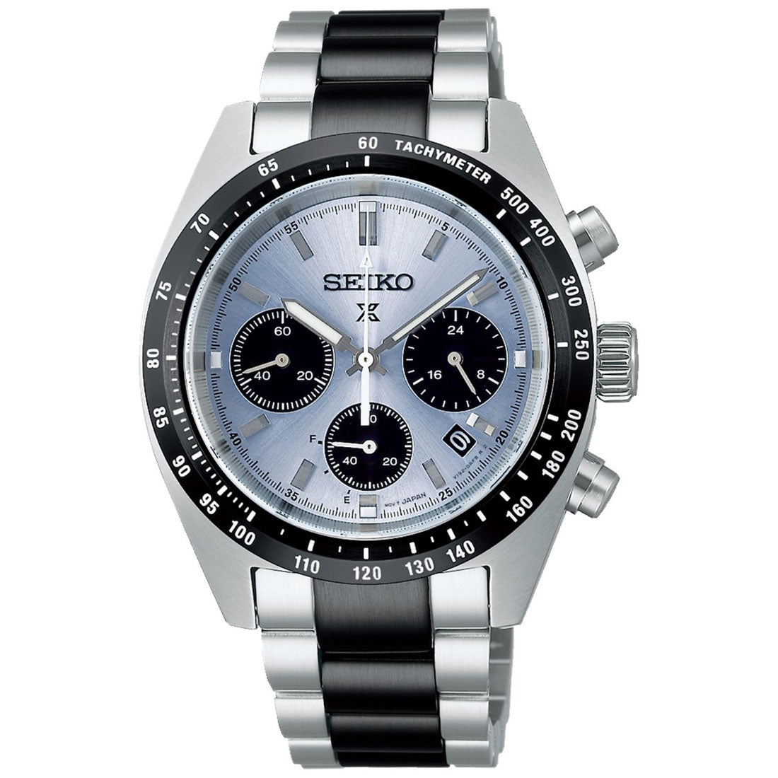 Seiko Prospex Ice Blue Panda Speedtimer Chronograph SSC909P1 SSC909 SSC909P Crystal Trophy Watch (Limited Edition 10,000 Pieces) -Seiko