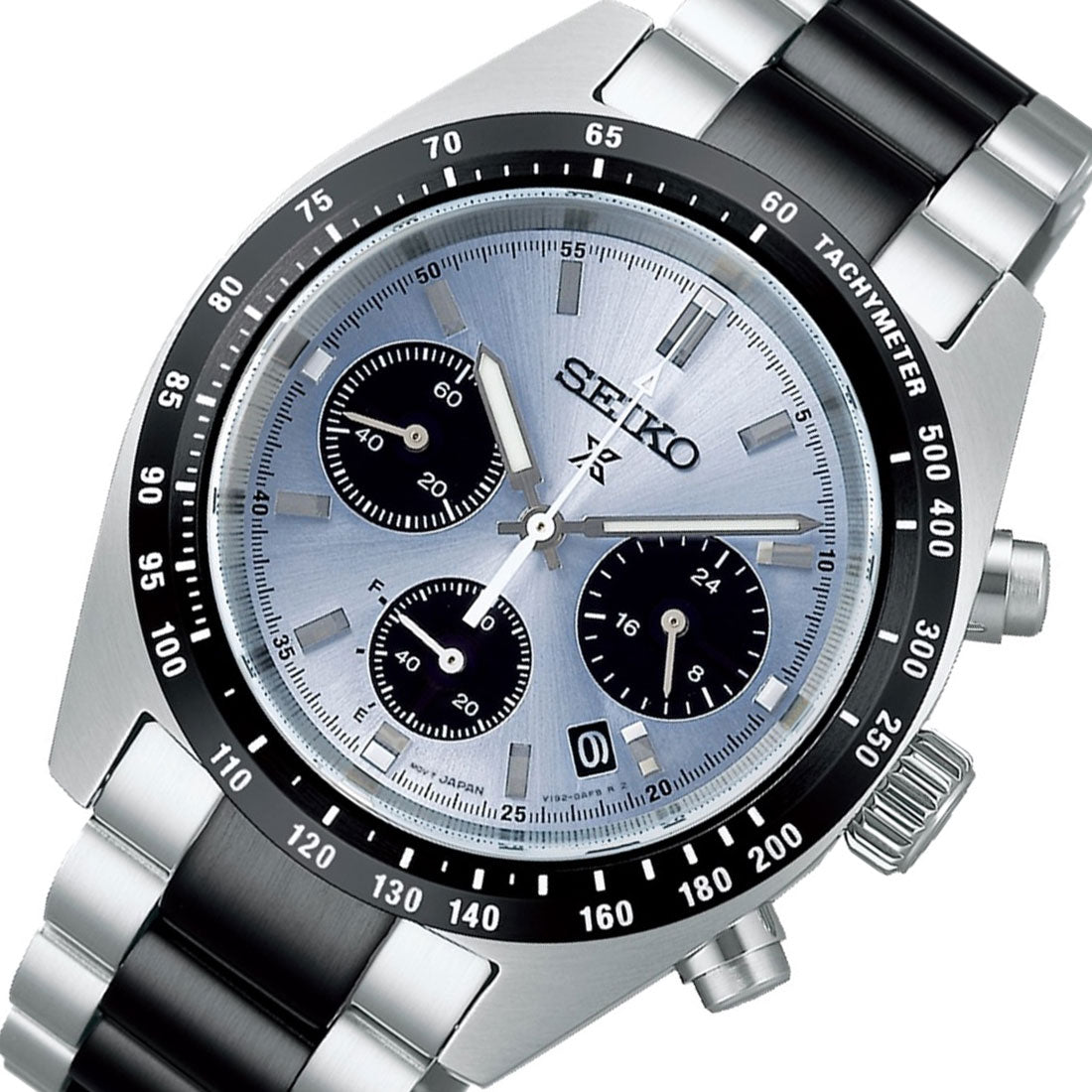 Seiko Prospex Ice Blue Panda Speedtimer Chronograph SSC909P1 SSC909 SSC909P Crystal Trophy Watch (Limited Edition 10,000 Pieces) -Seiko