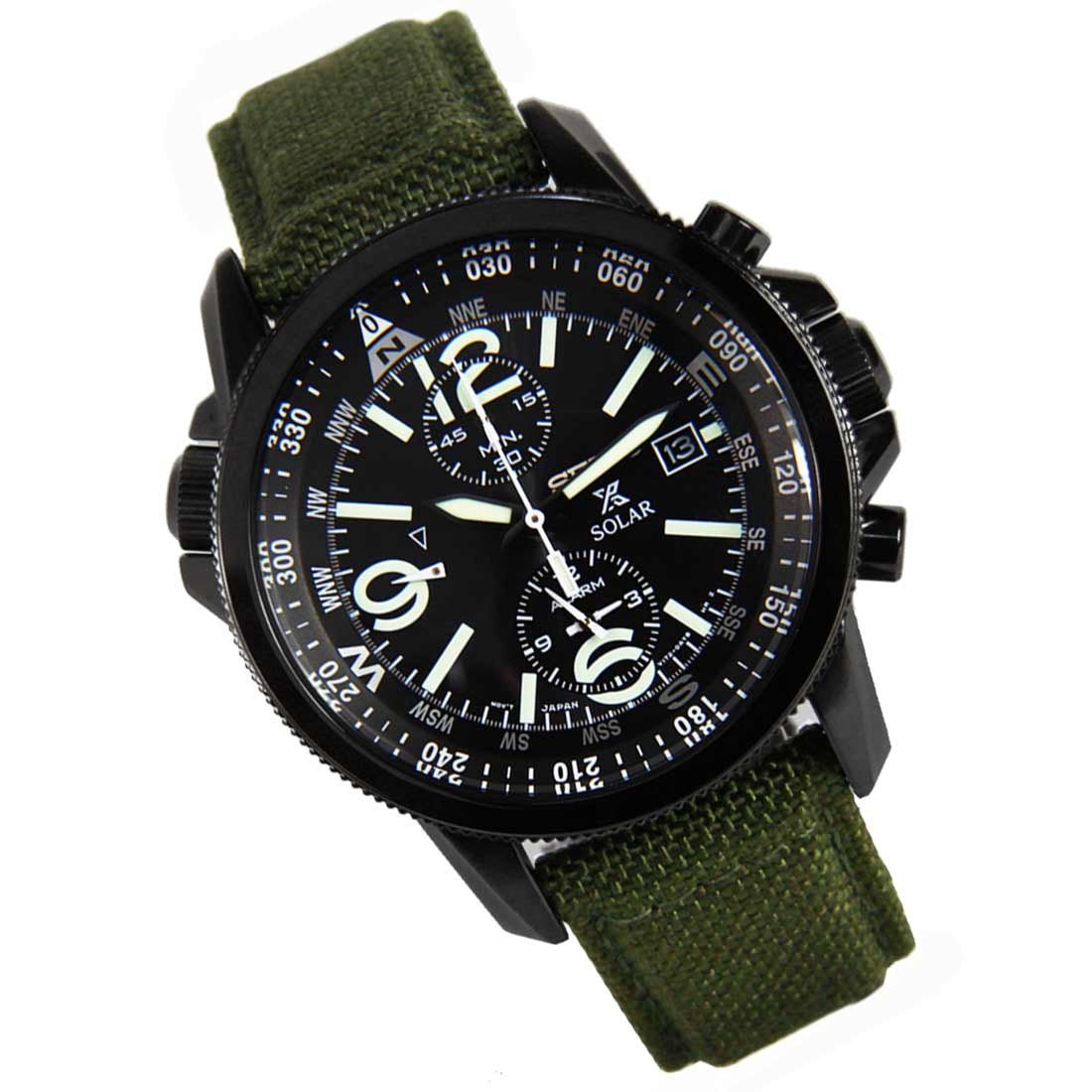 Seiko Prospex Military Solar Green Nylon Watch SSC295 SSC295P1 -Seiko