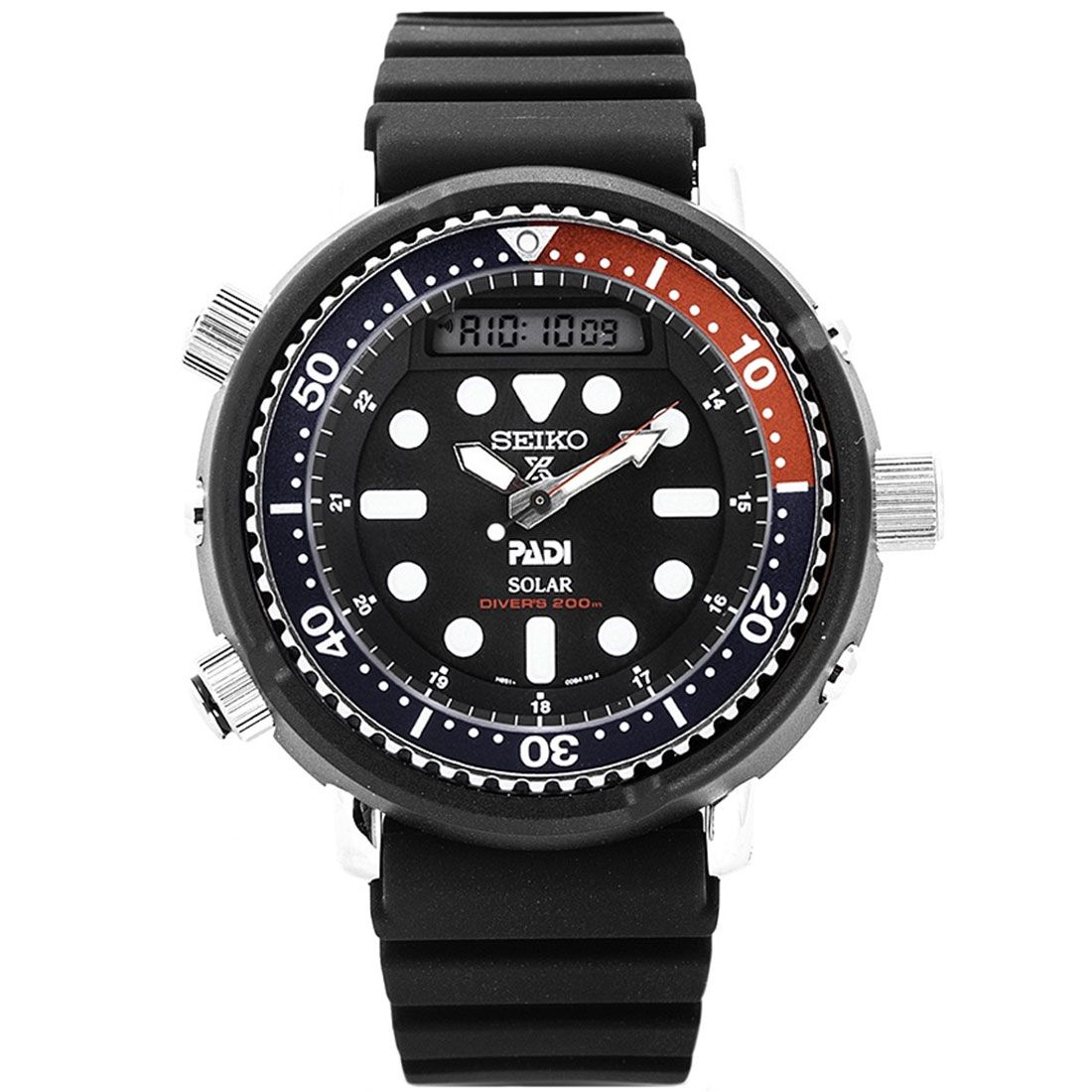 Seiko Prospex PADI Arnie Re-Issue Solar Dive Watch SNJ027 SNJ027P SNJ027P1 -Seiko