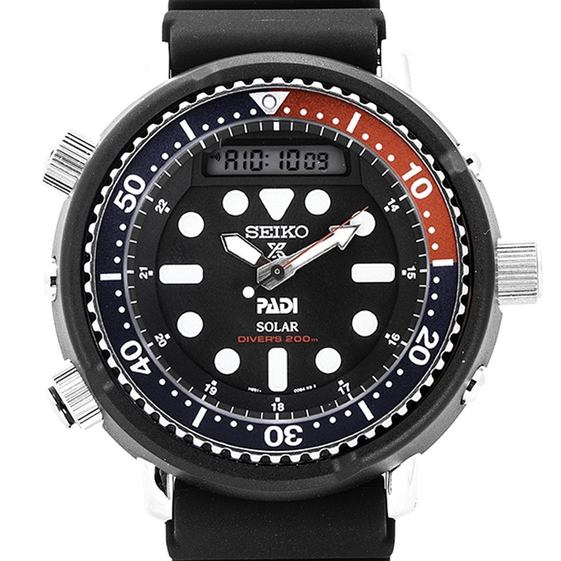 Seiko Prospex PADI Arnie Re-Issue Solar Dive Watch SNJ027 SNJ027P SNJ027P1 -Seiko