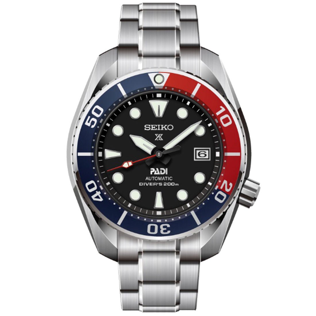 Seiko Prospex Padi Sumo Divers Watch SPB181J1 SPB181 SPB181J -Seiko