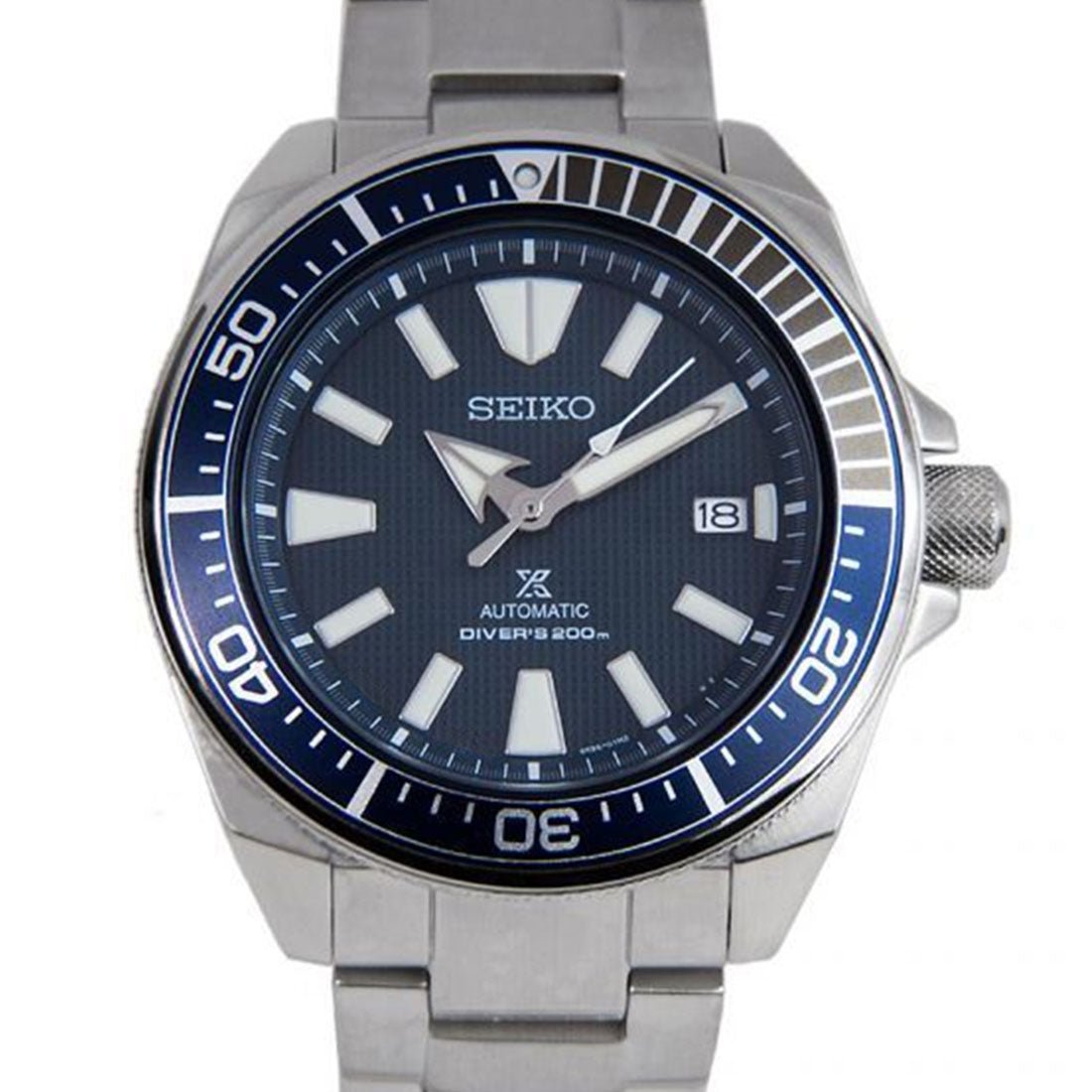 Seiko Prospex Samurai SRPB49K1 SRPB49 SRPB49K Blue Dial Watch -Seiko