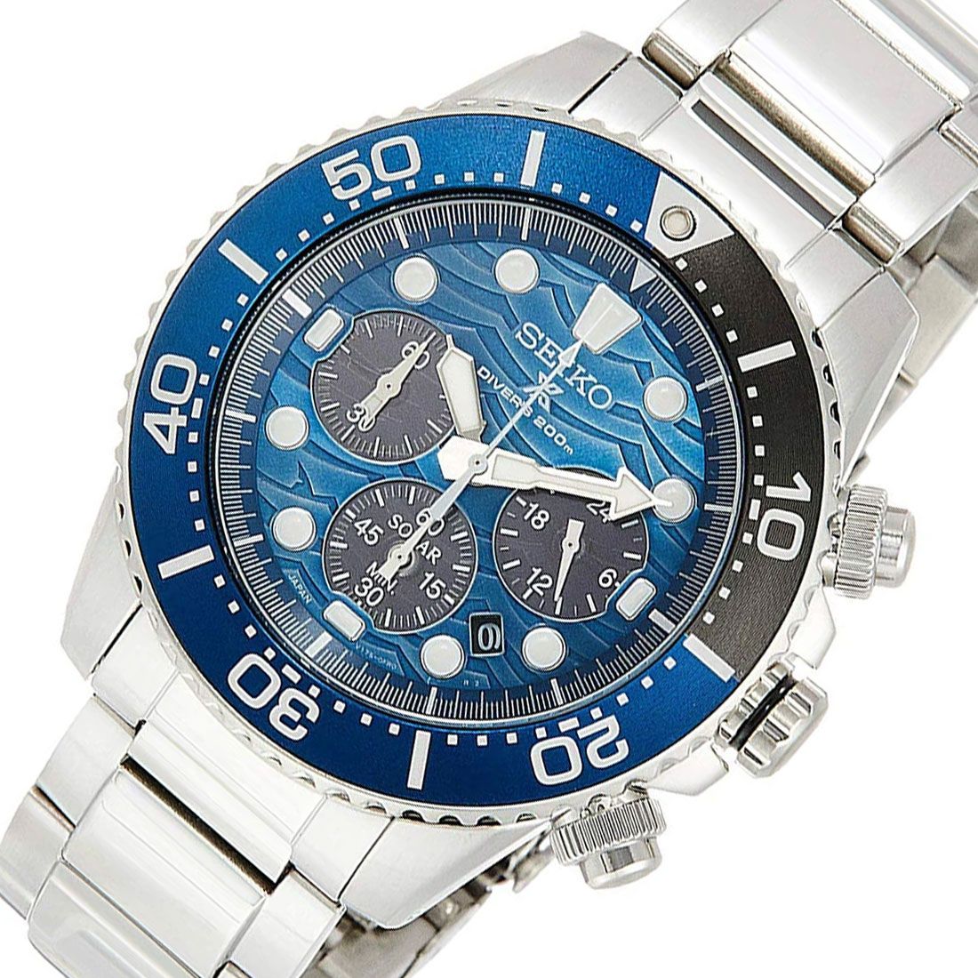 Seiko Prospex Save the Ocean Solar JDM Watch SBDL059 -Seiko