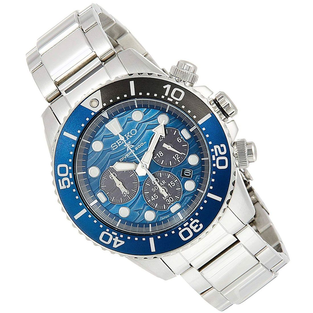 Seiko Prospex Save the Ocean Solar JDM Watch SBDL059 -Seiko