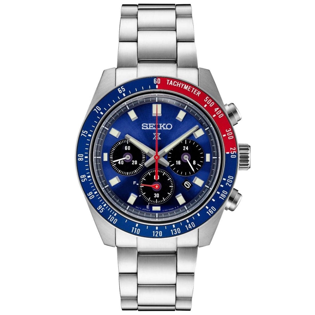 Seiko Prospex Speedtimer SSC913 SSC913P1 SSC913P Blue Dial Solar Chronograph Watch -Seiko