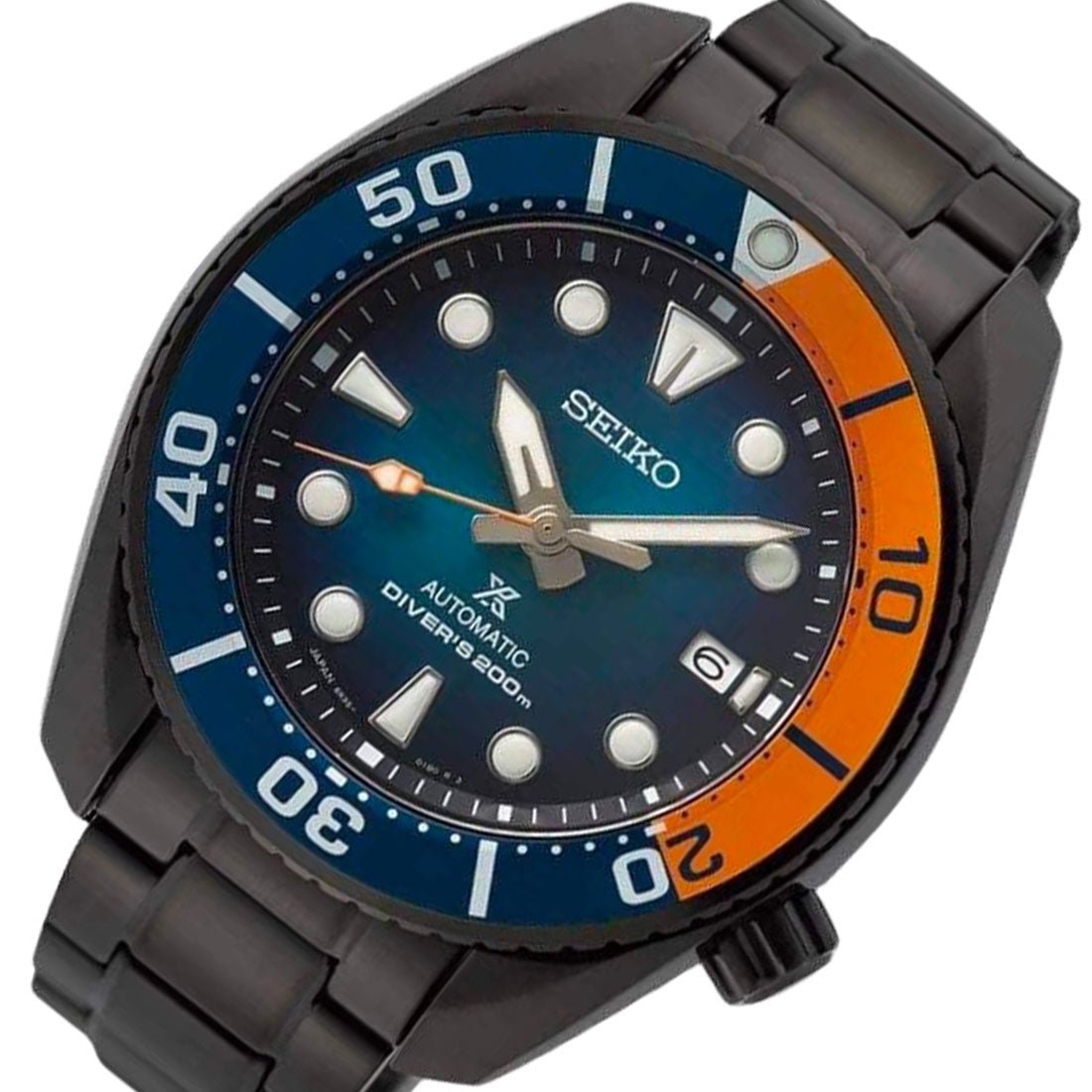 Seiko Prospex Taiwan Sumo SPB343J1 SPB343 SPB343J Black Diving LE Watch -Seiko