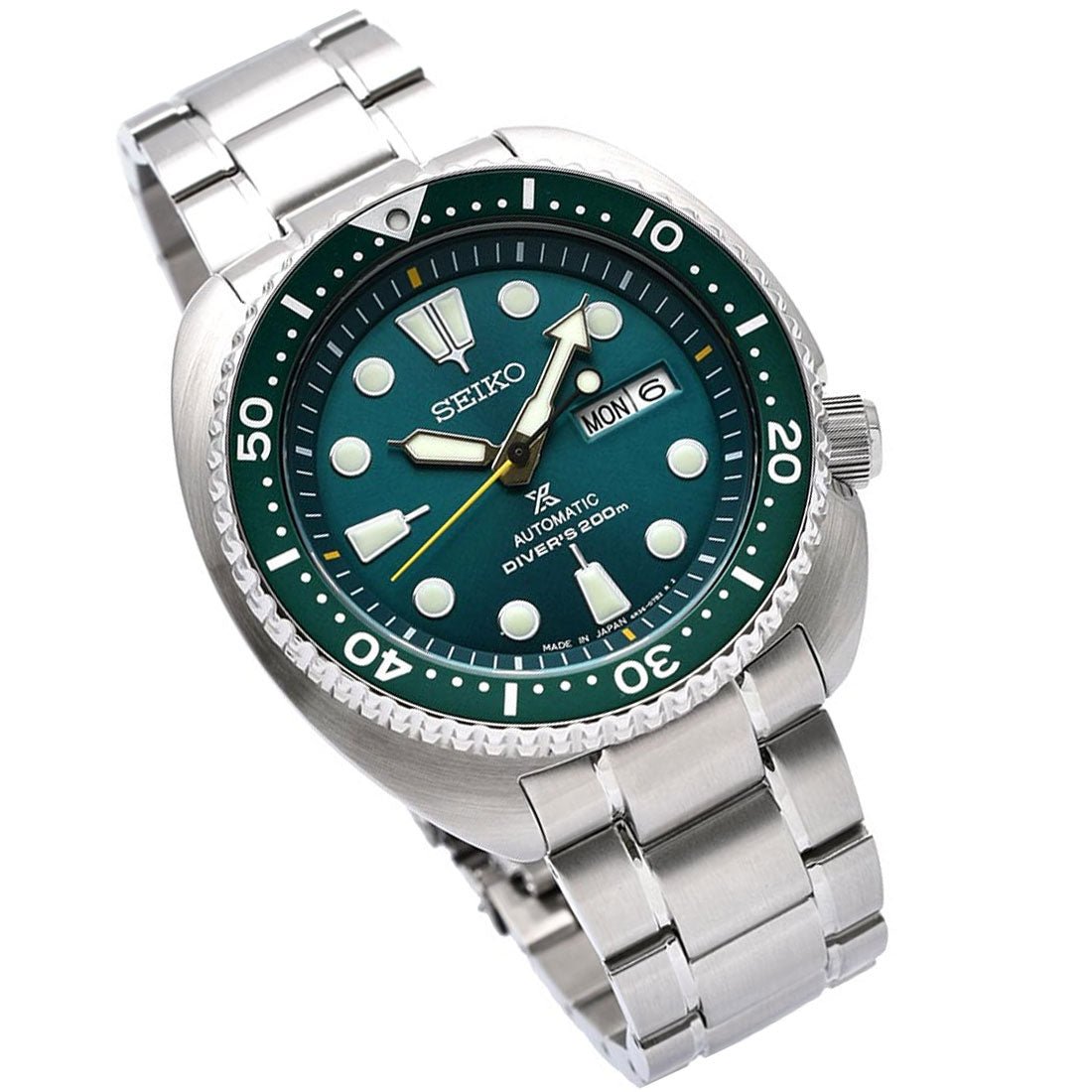 Seiko Prospex Turtle Green Dial JDM Divers Watch SBDY039 SBDY039J1 -Seiko