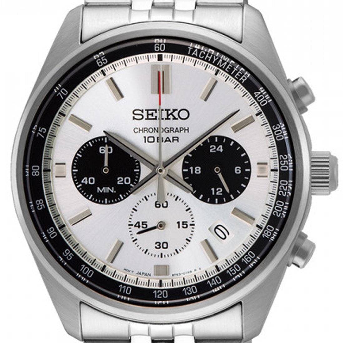 Seiko Quartz Chronograph SSB425P1 SSB425 SSB425P Analog Gents Watch -Seiko