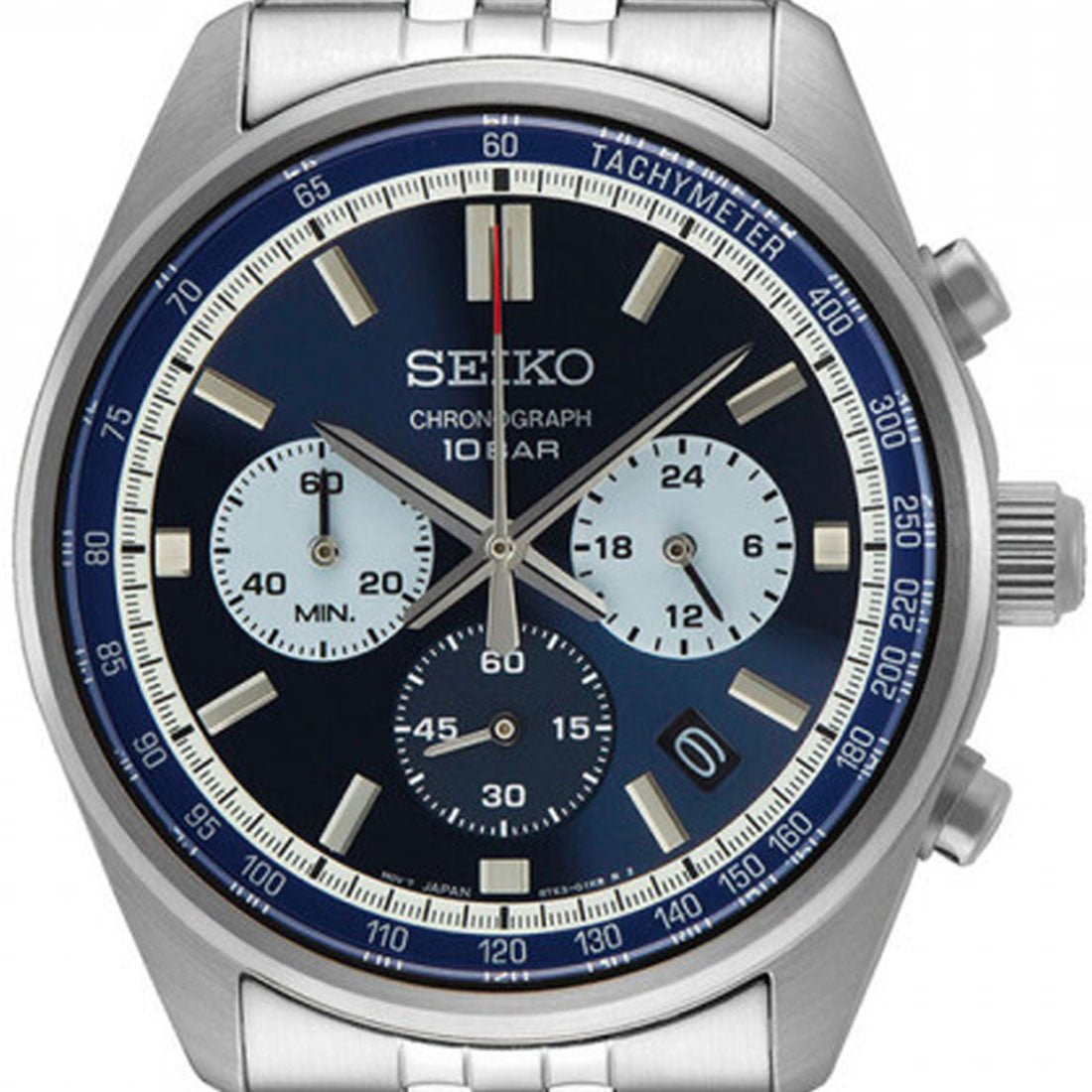 Seiko Quartz Chronograph SSB427P1 SSB427 SSB427P Analog Gents Watch -Seiko