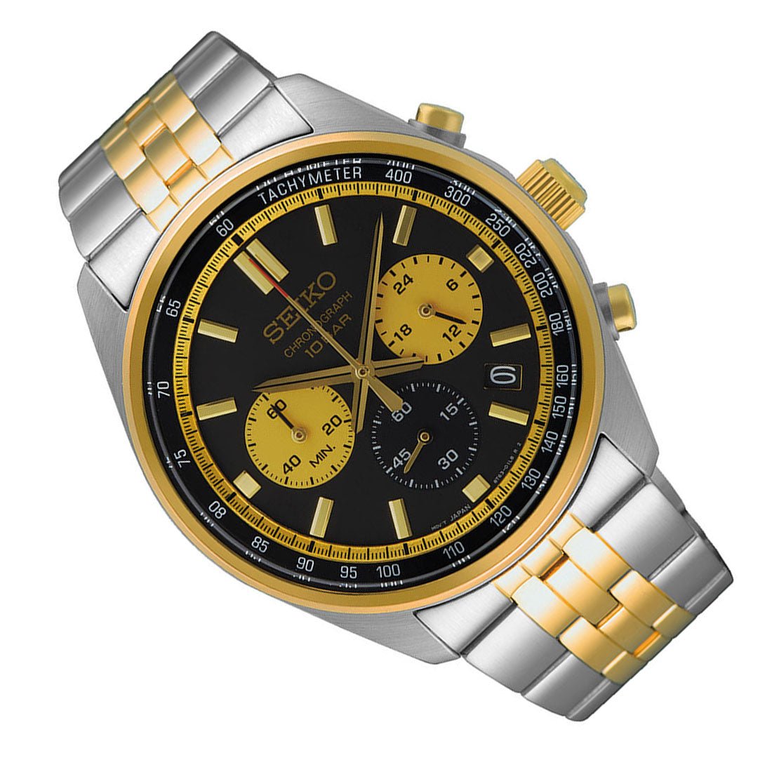Seiko Quartz Chronograph SSB430P1 SSB430 SSB430P Analog Gents Watch -Seiko