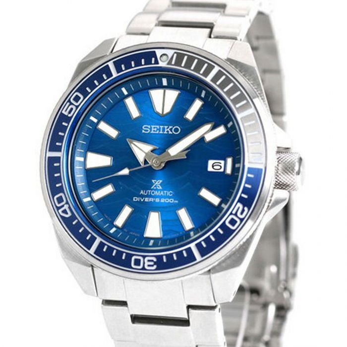 Seiko SBDY029 Prospex Blue Dial Save the Ocean Diving Watch -Seiko