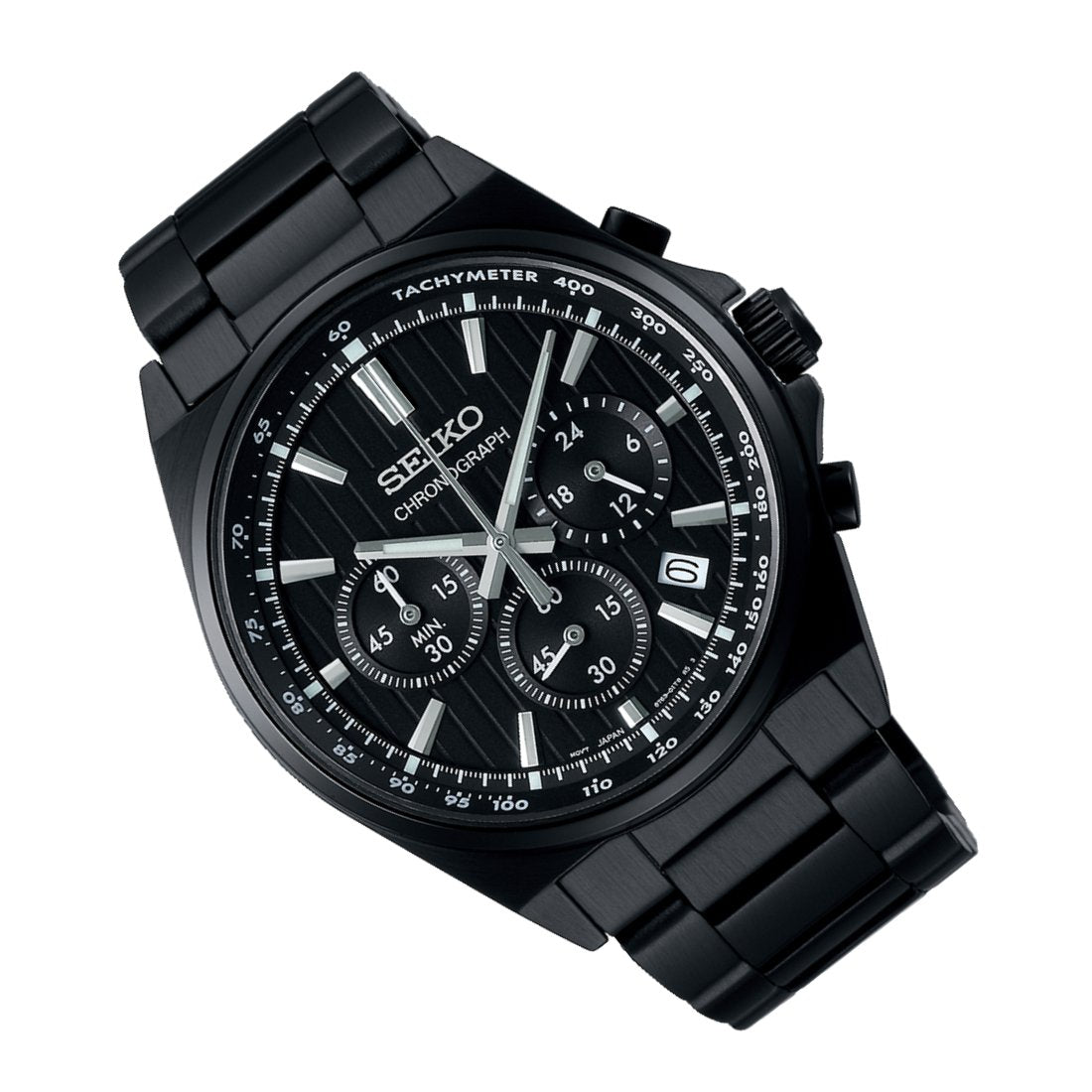 Seiko SBTR037 SBTR037J Selection S-Series Quartz Black Dial Watch (PRE-ORDER) -Seiko