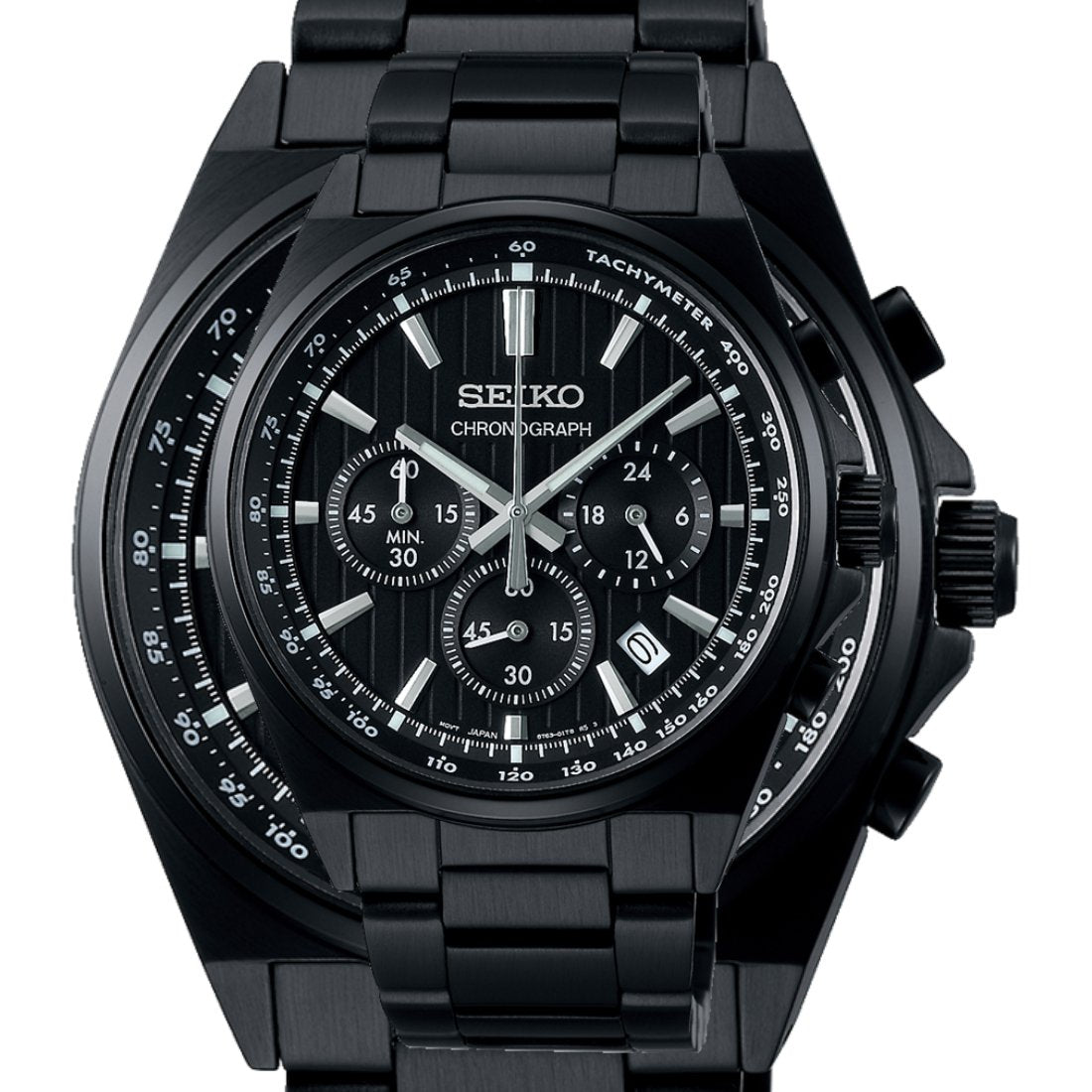 Seiko SBTR037 SBTR037J Selection S-Series Quartz Black Dial Watch (PRE-ORDER) -Seiko
