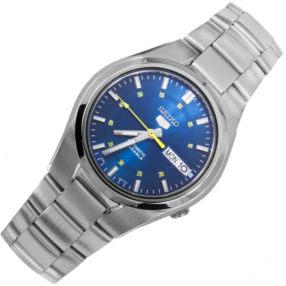Seiko SNK615K1 SNK615 SNK615K Automatic Blue Dial Analog Watch -Seiko