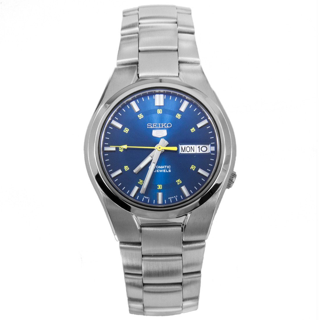 Seiko SNK615K1 SNK615 SNK615K Automatic Blue Dial Analog Watch -Seiko