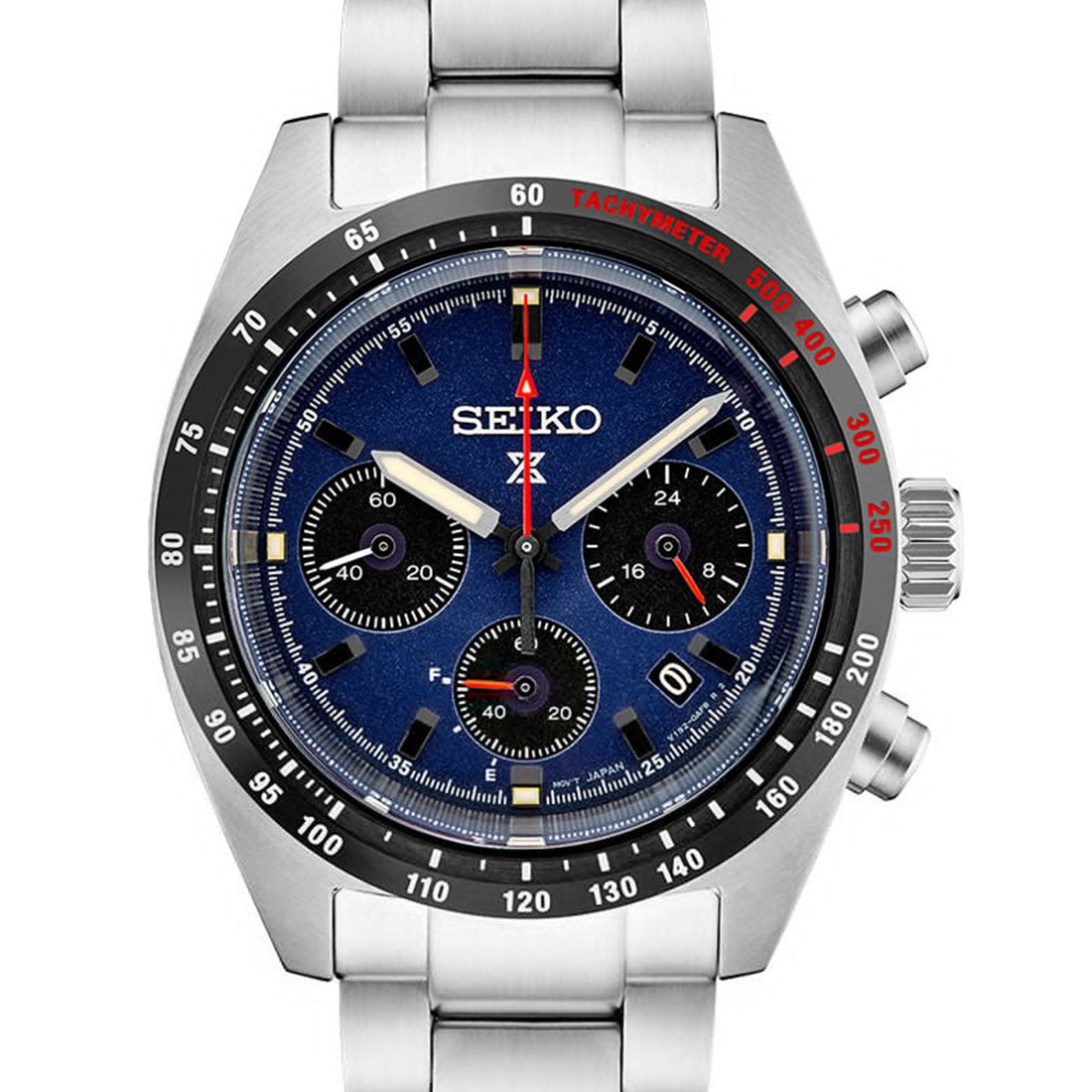 Seiko Solar Speedtimer SSC815 SSC815P1 SSC815P Chronograph Recreation Prospex Watch -Seiko