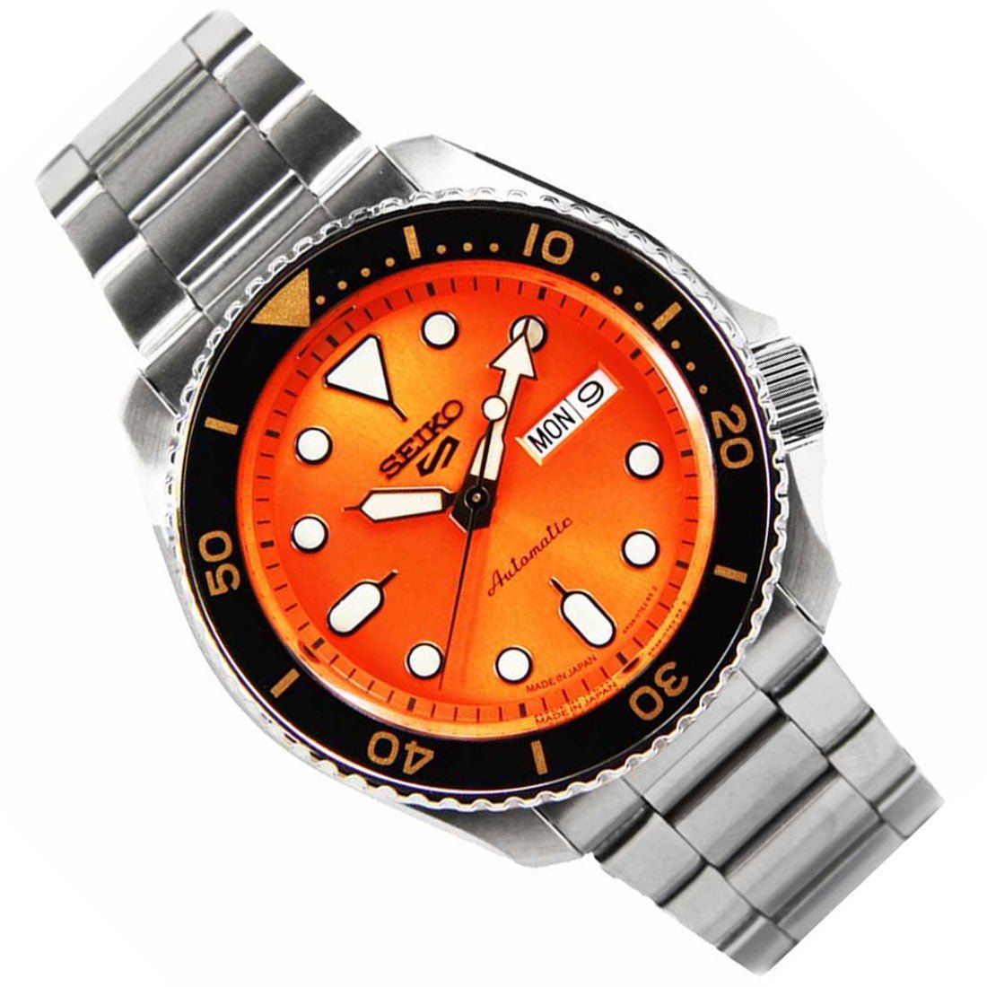 Seiko Sports Orange Dial SRPD59K1 SRPD59 SRPD59K Automatic Watch -Seiko