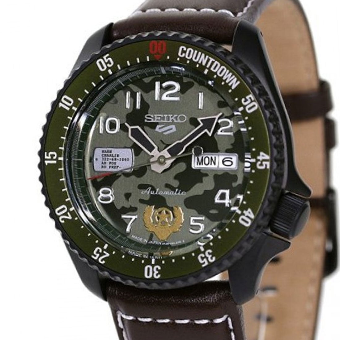 Seiko Street Fighter Guile SRPF21K1 SRPF21 SRPF21K Limited Edition Sports Watch -Seiko