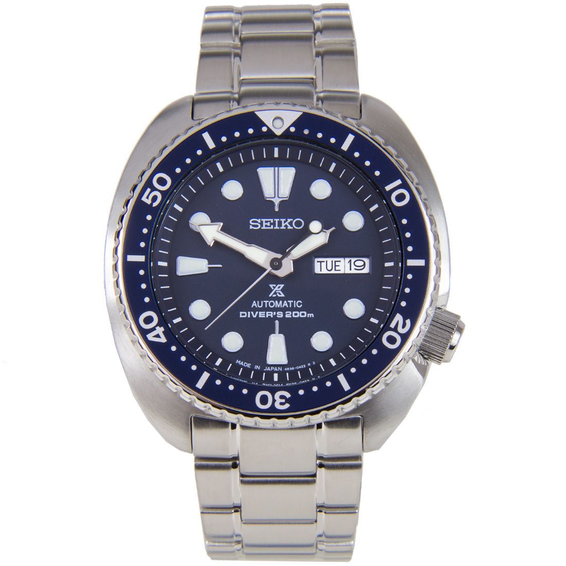 Seiko Turtle Prospex SRP773J1 SRP773 SRP773J Blue Dial Japan Mechanical Dive Watch -Seiko