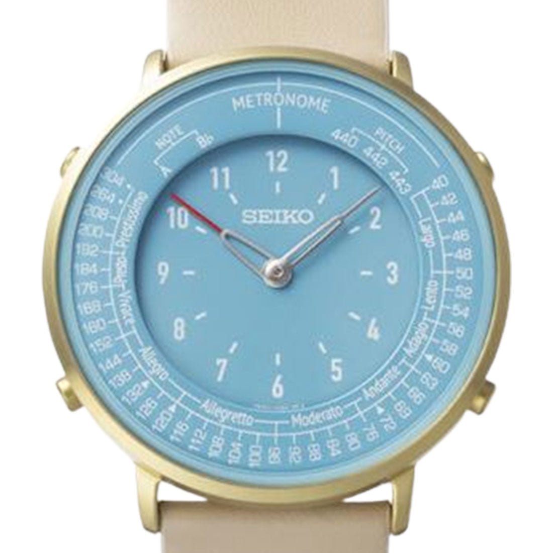 Seiko Unisex Metronome SMW005A Quartz Leather Watch (Pre-Order End Sep 2023) -Seiko