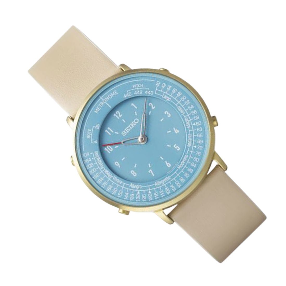 Seiko Unisex Metronome SMW005A Quartz Leather Watch (Pre-Order End Sep 2023) -Seiko