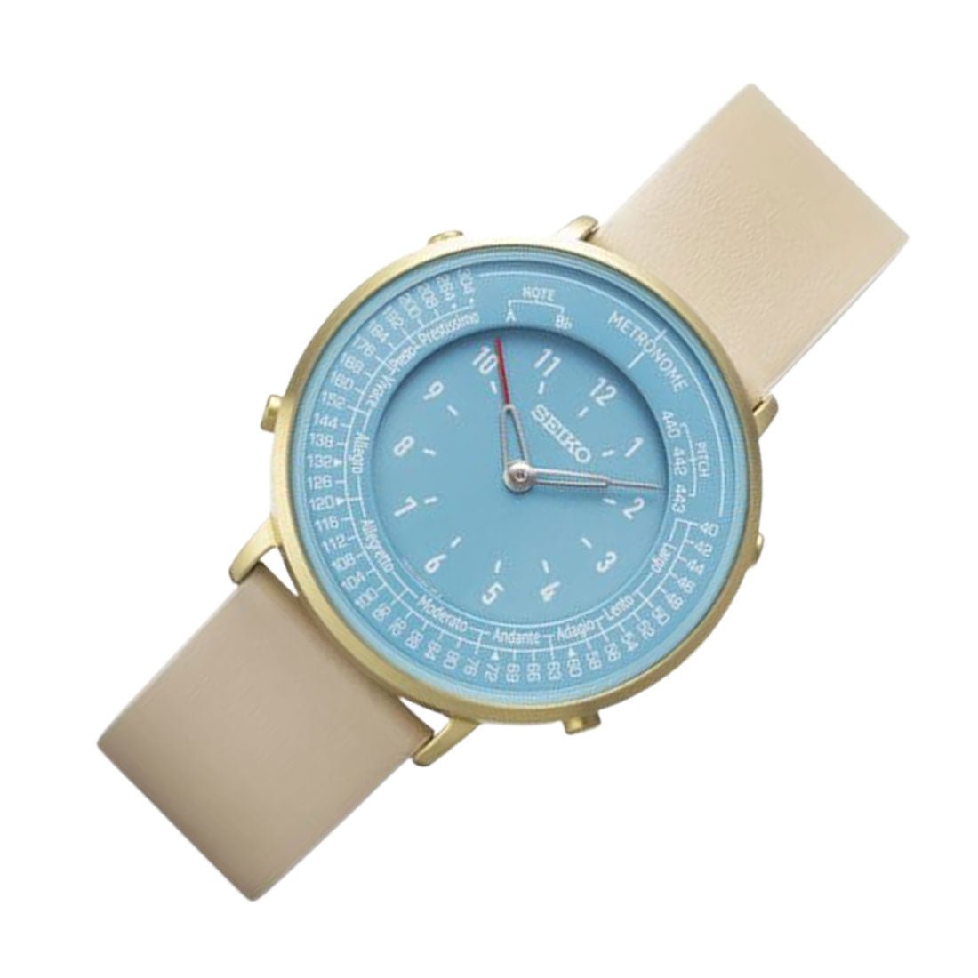 Seiko Unisex Metronome SMW005A Quartz Leather Watch (Pre-Order End Sep 2023) -Seiko