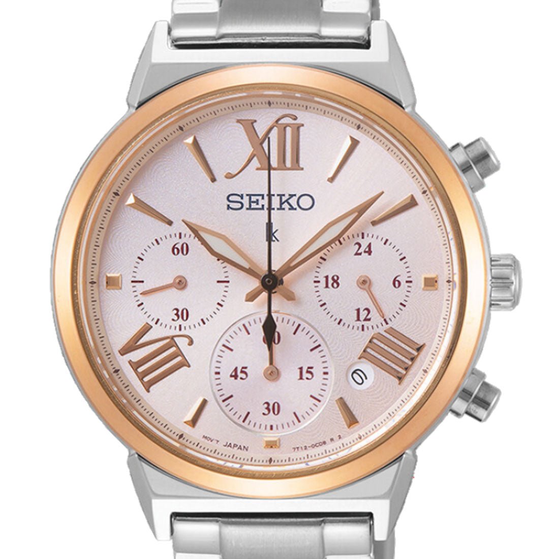 Seiko Womens Lukia Quartz SRWZ70P1 SRWZ70 SRWZ70P Chronograph Fashion Watch -Seiko