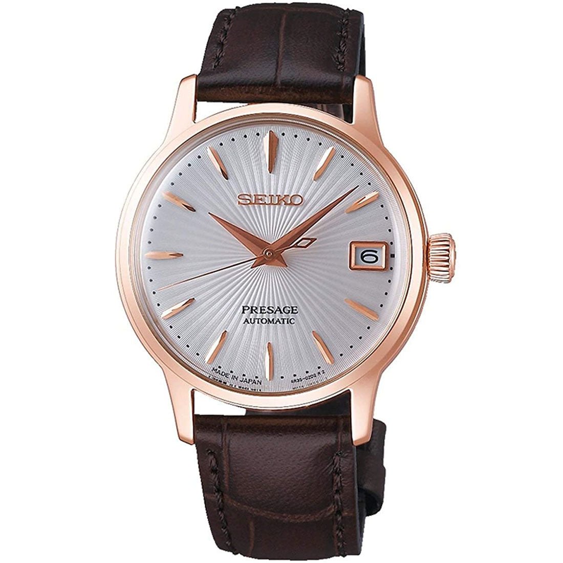 Seiko Womens Presage SRP852J1 SRP852 SRP852J Cocktail Leather Japan Watch -Seiko